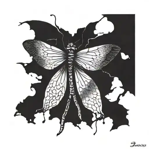 Dragonfly Wings Broken
