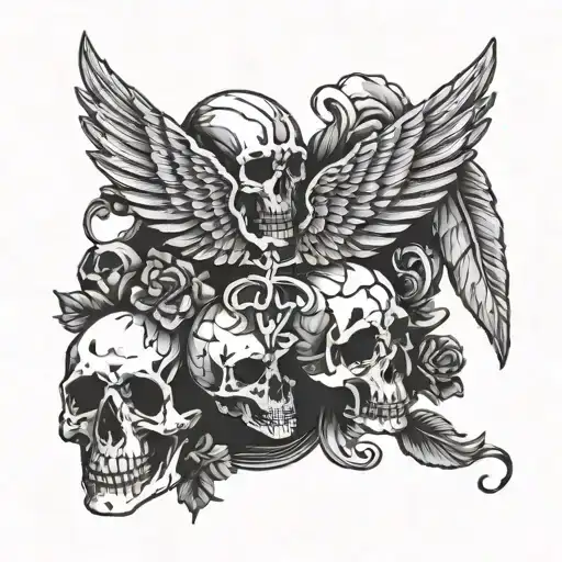 Wing And Skull