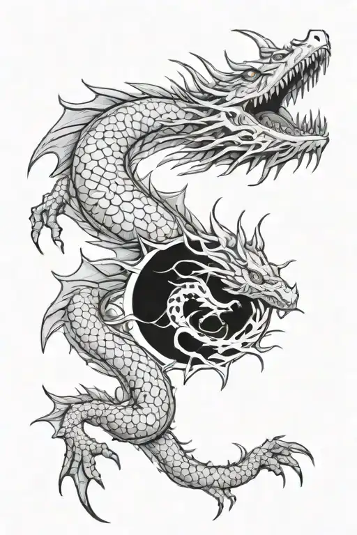 Horror Dragon Sleeve