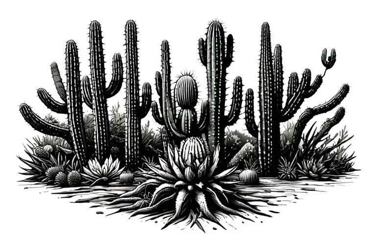 Cactus Scene