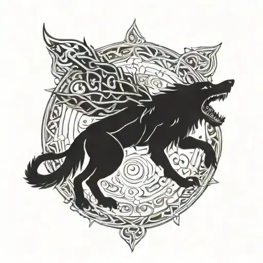 Fenrir Viking Norse Wolf