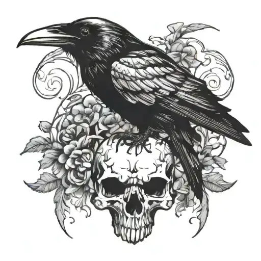 Raven Skull