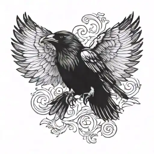 Crow Sideways For Chest