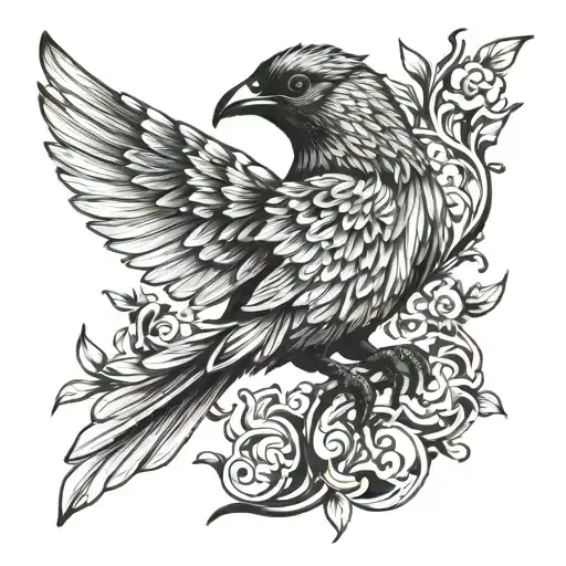 Bird Made Out Of Hands