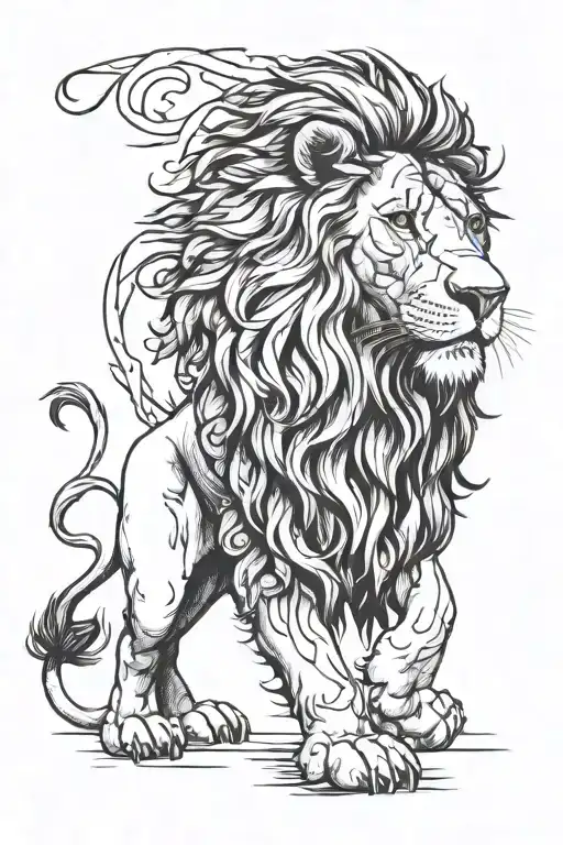 Lion With A Date 1906