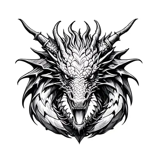 Dragon Made Out Of Baking Utensils