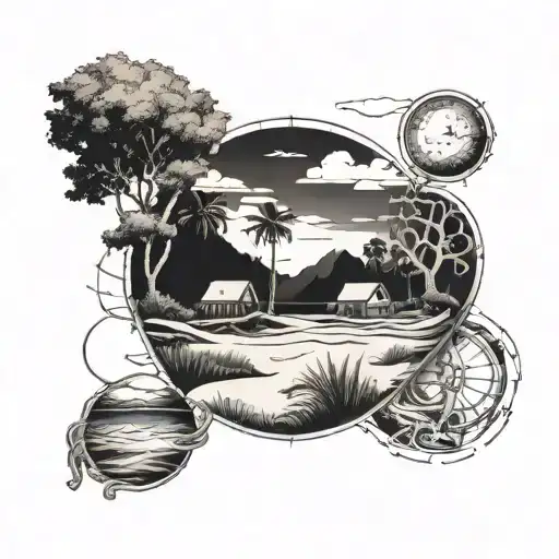 Something That Shows Living In The Country But Loving The Beach