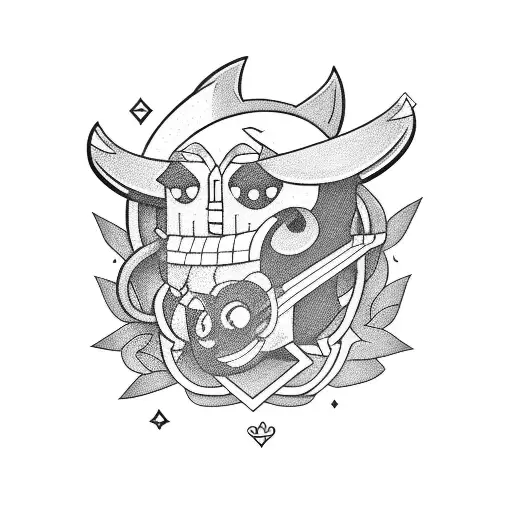 Band Tattoo Consisting Of Multiple Popular Cartoon Network Cartoons