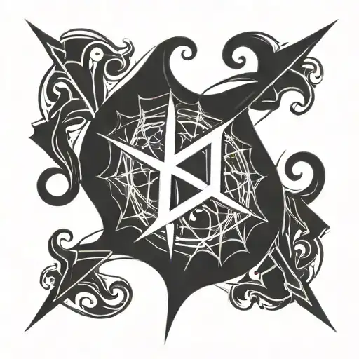 A Marvel Superhero Symbol With A Subtle Reference To Your Daughter