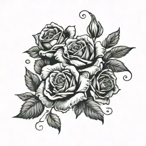 Grandmother Birthday And Roses