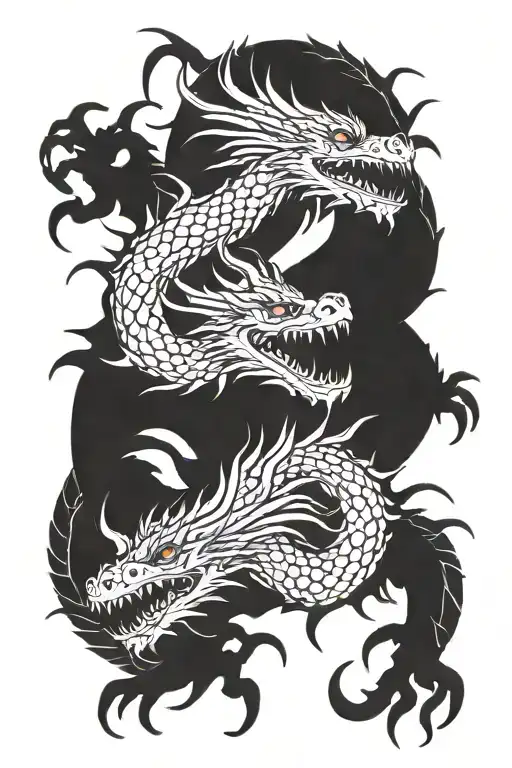 Two Headed Dragon Emerging