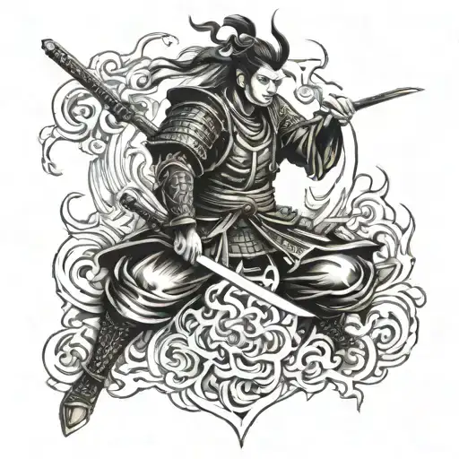 Samurai Give Heart In Fire