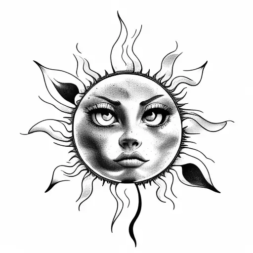 Sun And Clouds And Ocean