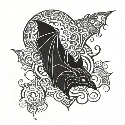 Bat Indigenous Art