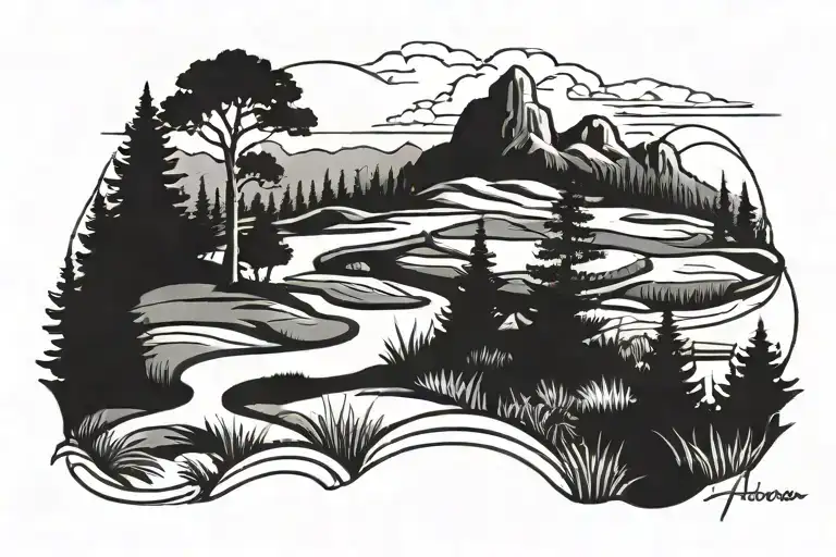 Golf Course Landscape