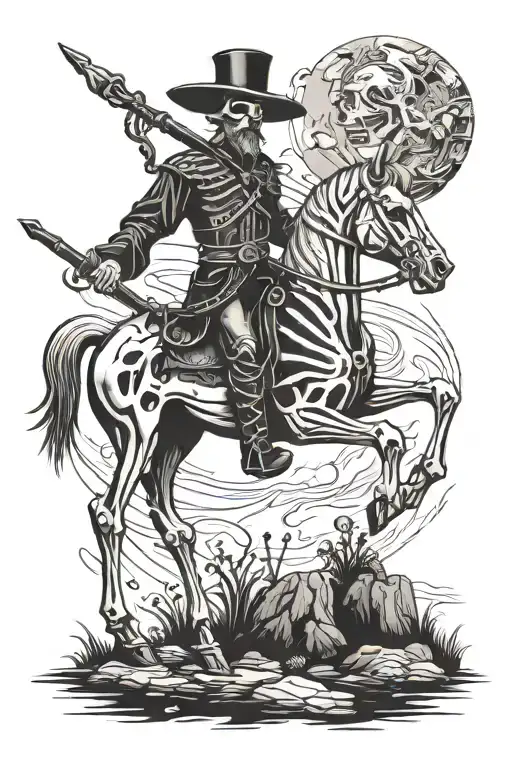 Skeleton Don Quixote