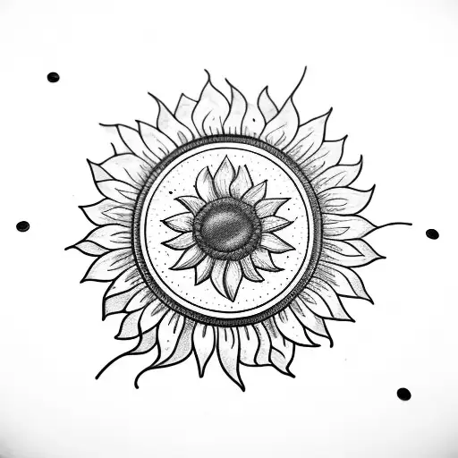 Record Player With Sunflower Record