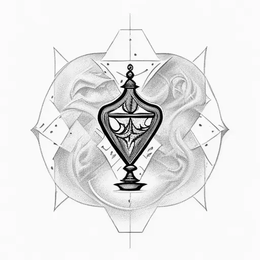 Justice With Hourglass