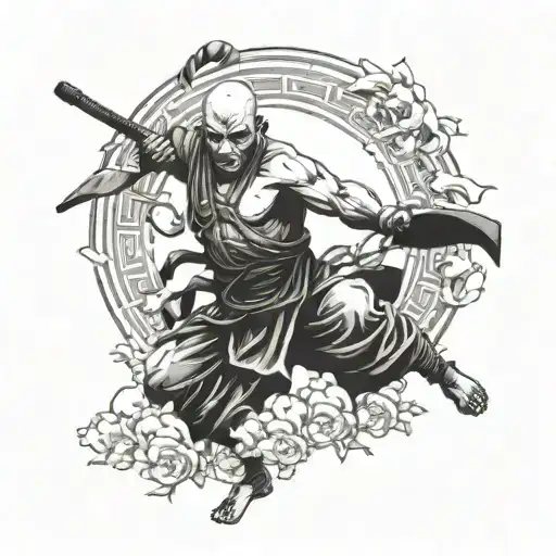 Shaolin Warrior Monk