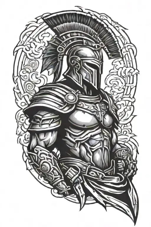Spartan On The Forearm