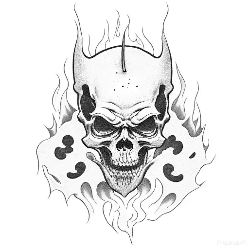 Grim Reaper Hell Soul Burning