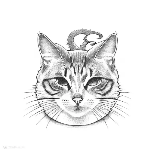 Half Cat Half Mashroom