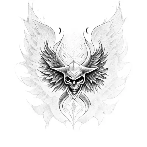 Half Demon Half And Wings