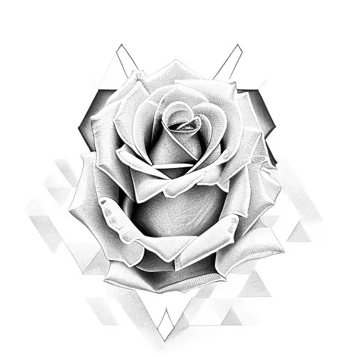 Rose On A Diamond