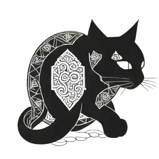 Full Body Armored Cat With Nordic Design