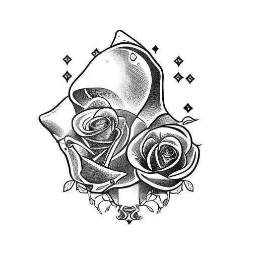 Gladiator Holding A Rose