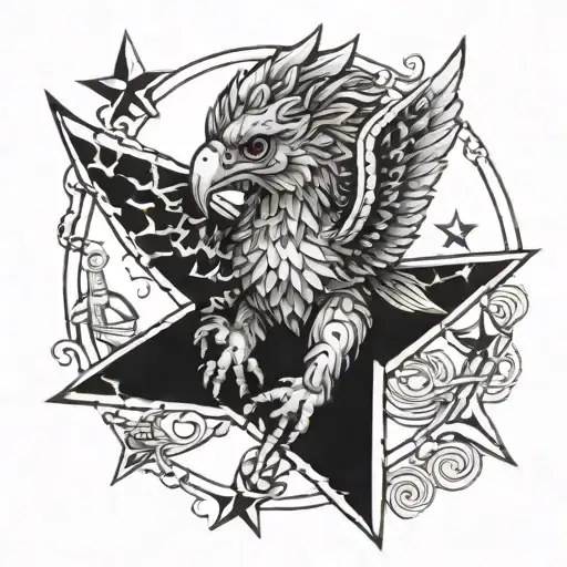 Baby Griffin And Nautical Star