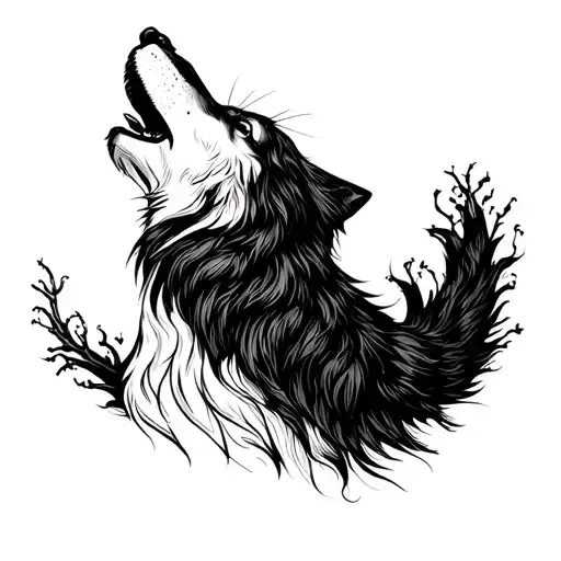 Wolf Howling Wolf