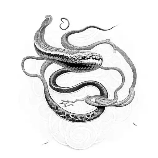 Snake Black Mamba In Honor Of Kobe Bryant