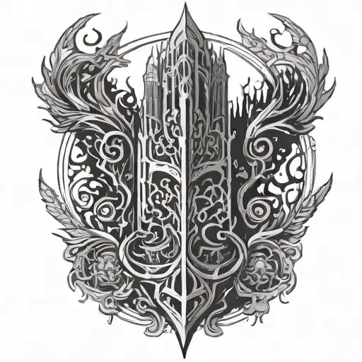 Combine Elements From Elden Ring And Dark Souls To Create A Unique And Intricate Design