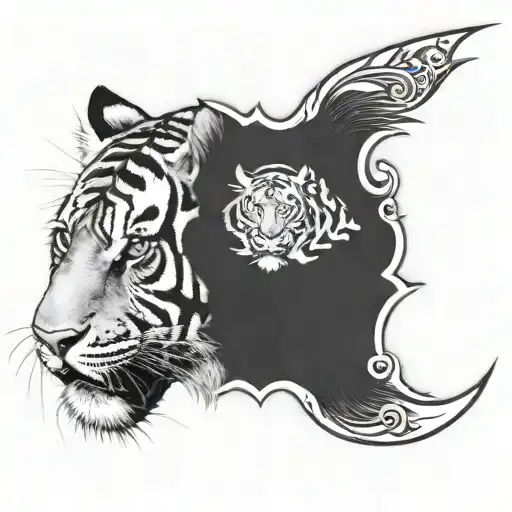 Create A Full Arm Tattoo Tiger Based