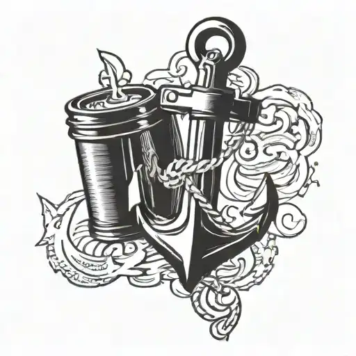 Piston And Anchor
