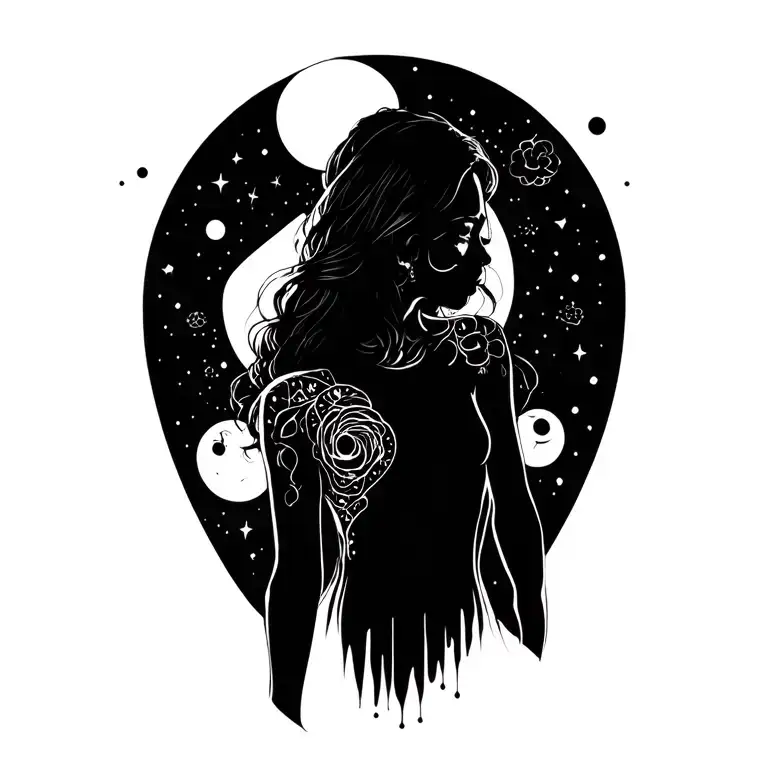 Girl Univers Balance