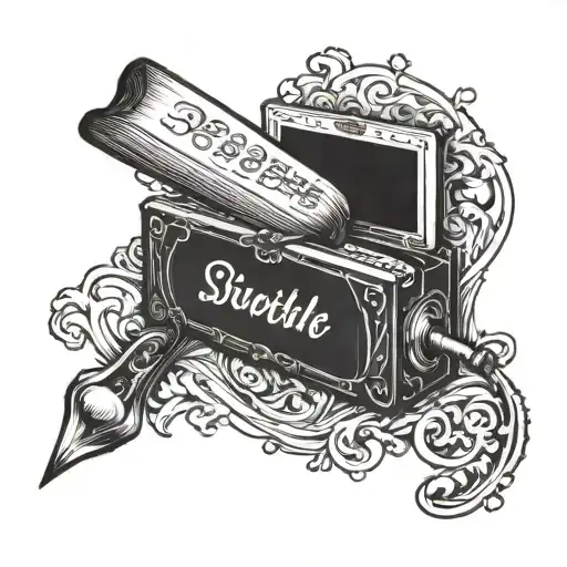 Switch Bade With Bible Quote On Its Handle