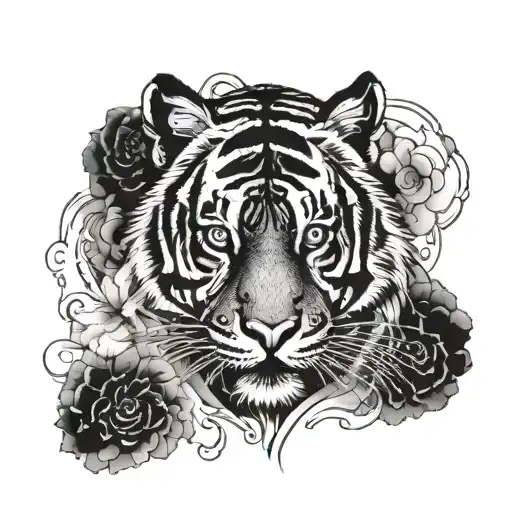 Tiger With Storm Sagittarius