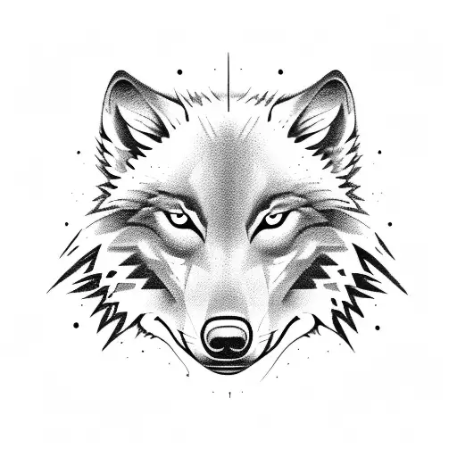 Old Wolf Young Wolf Face To Face