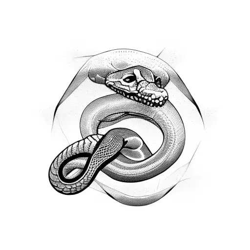 Snake Sekeleton Wraped In Barb Wire