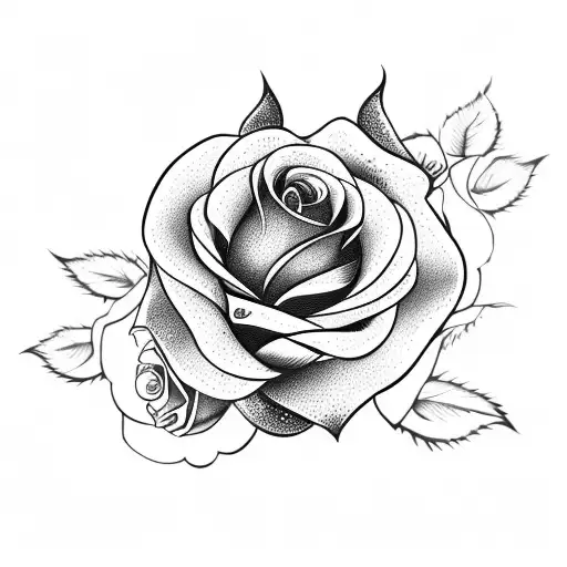 2 Roses With A Crown