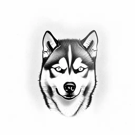 Husky As A Baby And Grownup