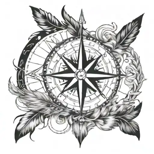 Feathers And Compass