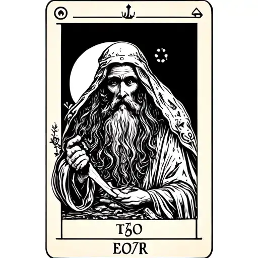 Hermit Tarot Card