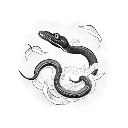 Black Snake On The Arm