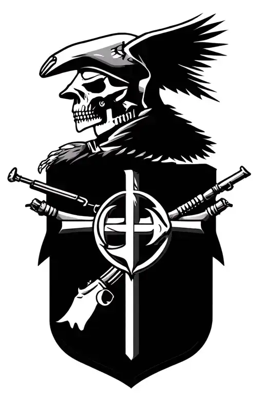 3Rd Battalion 4Th Marines Darkside Emblem Integrated