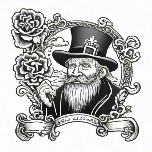 Irish Isle With Leprechaun