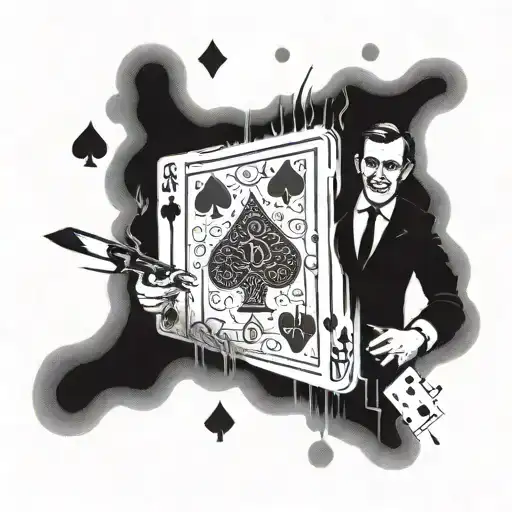 Jack Torrence Of The Shining On A Plain Jack Of Clubs Card