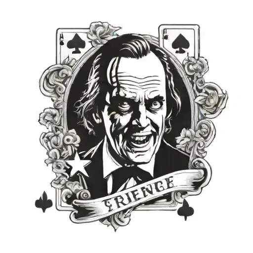 Jack Torrence Of The Shining On A Jack Of Clubs Card